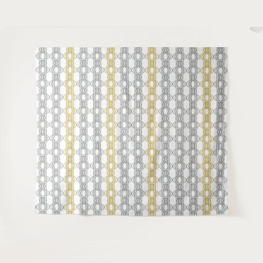 Silver- und Gold-Muster Wandteppich (Vorderseite (Horizontal))