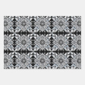 "Silver" und "White Snowfloakes" auf der blauen sc Geschenkpapier Set (Vorderseite 2)