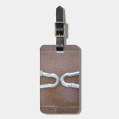 Silver Unendlichkeit Gepäckanhänger (Vorderseite vertikal)