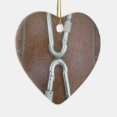 Silver Unendlichkeit Keramik Ornament (Rechts)