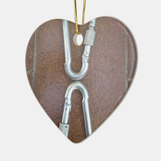 Silver Unendlichkeit Keramik Ornament (Links)