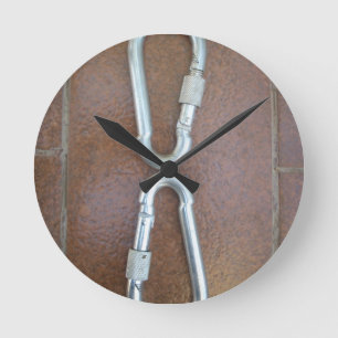 Silver Unendlichkeit Runde Wanduhr