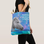 Silver Unicorn Important Mental Health Reminder Tasche (Von Nahem)