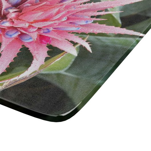 Silver Vase Pflanze Bloom Floral Schneidebrett (Ecke)