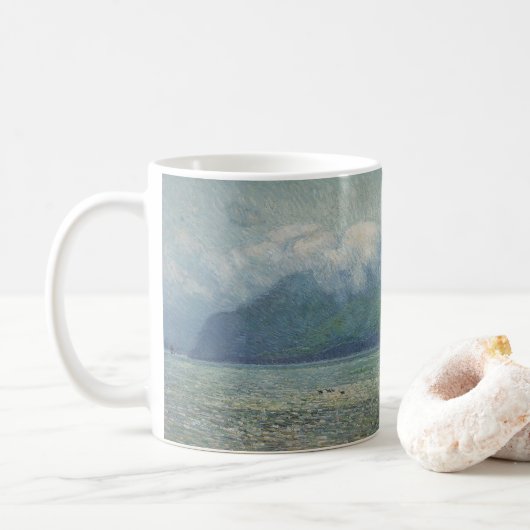 Silver Veil und Golden Gate by Childe Hassam Kaffeetasse (Mit Donut)
