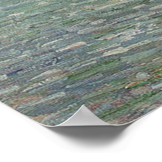 Silver Veil und Golden Gate by Childe Hassam Poster (Ecke)