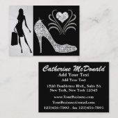 Silver Version Fashion Business Card - SRF Visitenkarte (Vorne/Hinten)