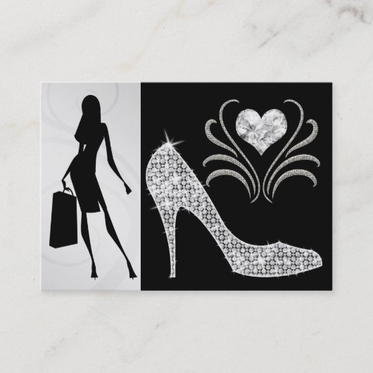 Silver Version Fashion Business Card - SRF Visitenkarte (Vorderseite)