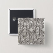 Silver Verziert Modern Button (Vorne & Hinten)