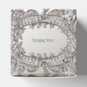 Silver Verziert Modern Fevor Box Geschenkschachtel (Oben)