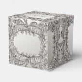 Silver Verziert Modern Fevor Box Geschenkschachtel (Rückseite)
