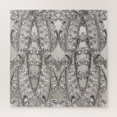 Silver Verziert Modern Jigsaw Puzzle (Vertikal)