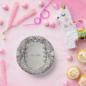 Silver Verziert Modern Pappteller (Party)