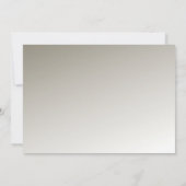 Silver Verziert Modern Save the Date (Rückseite)