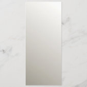 Silver Verziert Modern Wedding Menu Menükarte