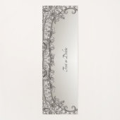 Silver Verziert Modern Yoga Mat Yogamatte (Vorderseite)