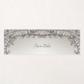 Silver Verziert Modern Yoga Mat Yogamatte (Vorderseite (Horizontal))