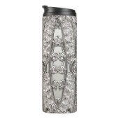 Silver Verziert moderner Thermal Tumbler Thermosbecher (Nach rechts gedreht)