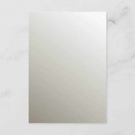 Silver Verzierte, moderne Detail-Abschlusskarte Begleitkarte (Rückseite)