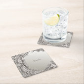 Silver Verzierter, moderner Paper Untersetzer (Vor Ort)