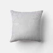 Silver Vintag Damask Kissen (Rückseite)