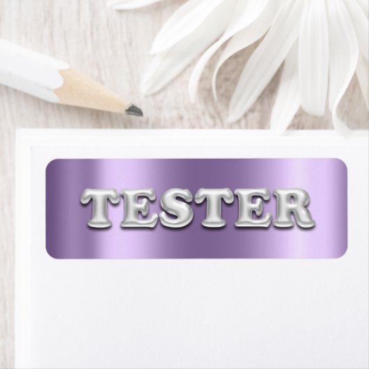 Silver Violet Lila 3D Tester Sample Contaners (Insitu)