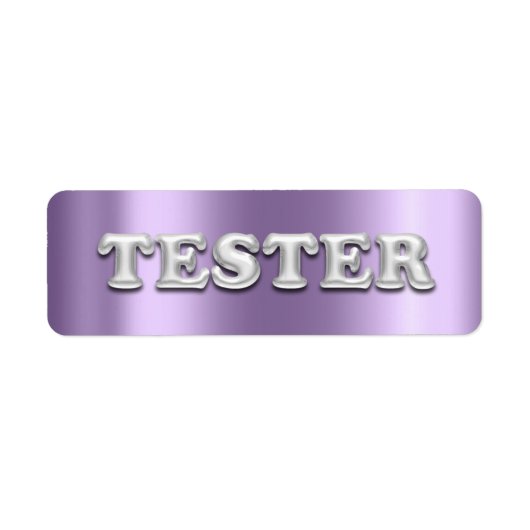 Silver Violet Lila 3D Tester Sample Contaners (Vorne)
