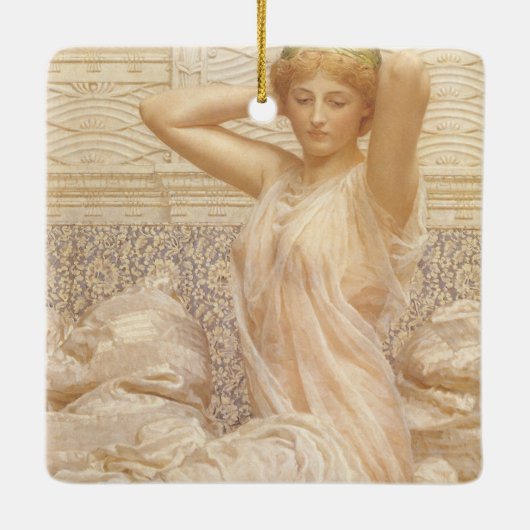 Silver von Albert Joseph Moore, Viktorianische Kun Keramikornament (Rückseite)