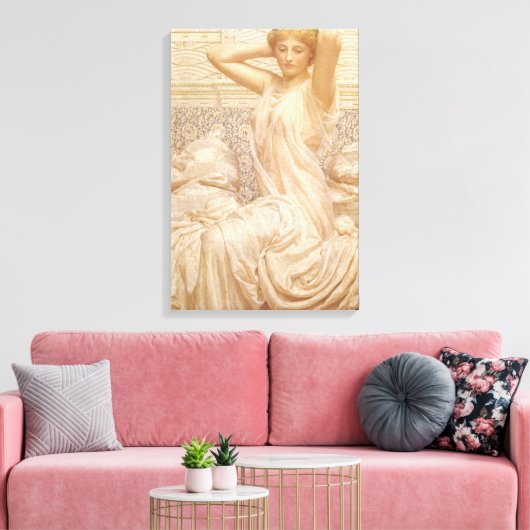 Silver von Albert Joseph Moore, Viktorianische Kun Leinwanddruck (Insitu (Wohnzimmer))