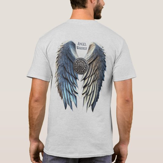 Silver Warrier Angel Wings T-Shirt (Rückseite)
