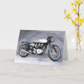 Silver Watercolor Karte (Gelbe Blume)