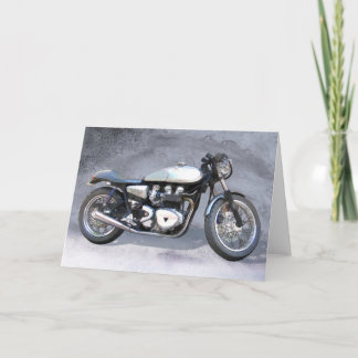 Silver Watercolor Karte