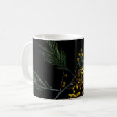 Silver Wattle Blume Kaffeetasse (Vorderseite Links)