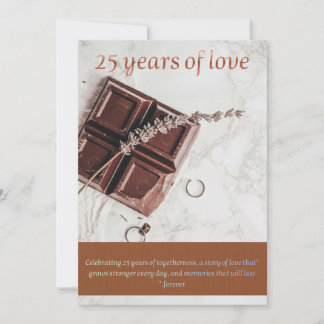 Silver Wedding Anniversary Greeting Card – Celebra Feiertagskarte