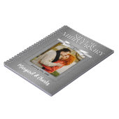 Silver Wedding Annivsersary Party Guest Notizblock (Linke Seite)