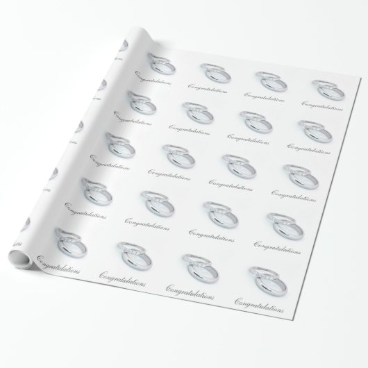 Silver Wedding Bands Geschenkpapier (Ungerollt)