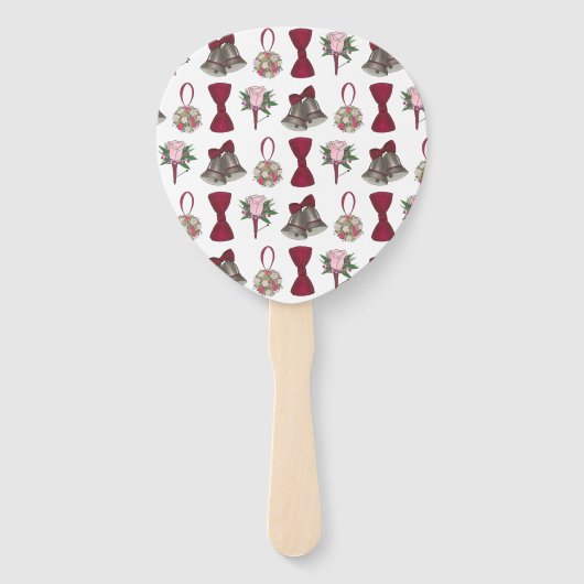 Silver Wedding Bells Ehefeierungsprogramm Fächer (Rückseite)