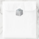 Silver Wedding Gift Runder Aufkleber (Tasche)
