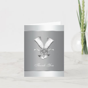 Silver Wedding Jubiläum Danke Karten
