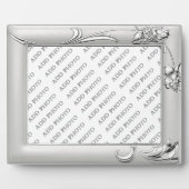 Silver Wedding oder Anniversary Add Foto Plaque Fotoplatte (Vorderseite)