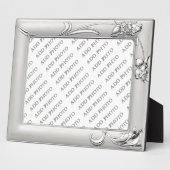 Silver Wedding oder Anniversary Add Foto Plaque Fotoplatte (Seite)