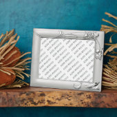 Silver Wedding oder Anniversary Add Foto Plaque Fotoplatte (Seite)