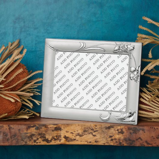 Silver Wedding oder Anniversary Add Foto Plaque Fotoplatte (Seite)