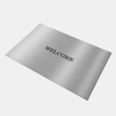 SILVER WELCOME FUßMATTE (Schrägansicht)