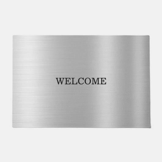 SILVER WELCOME FUßMATTE (Vorderseite)