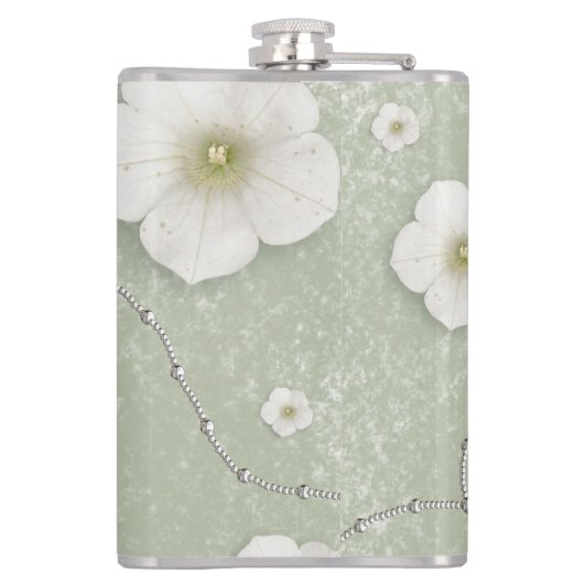 Silver Wellness-Center Flachmann (Rückseite)