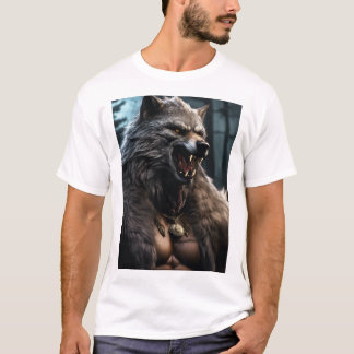 Silver Werewolf: Das Embodiment des Furcht-T - Shi T-Shirt