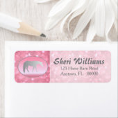 Silver Western Pleasure Horse on Pink Brokeh (Insitu)