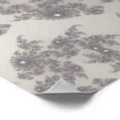 Silver Whirlpool2 Poster (Ecke)