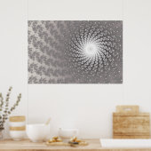 Silver Whirlpool2 Poster (Küche)